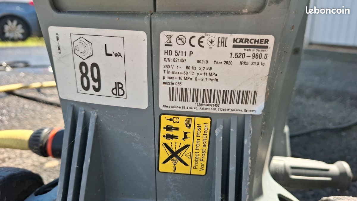 Karcher professionnel hd 5/11 P (image 2)