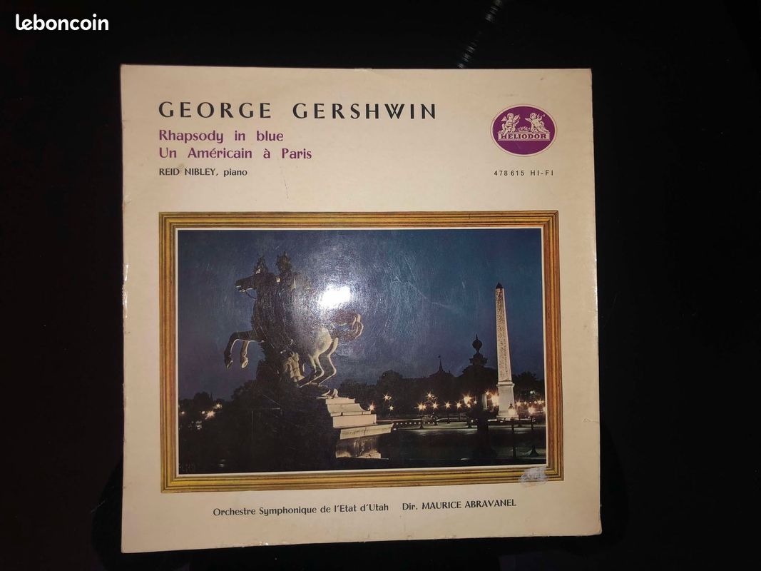 Vinyle George Gershwin – Rhapsody in Blue / Un Américain à Paris (image 1)