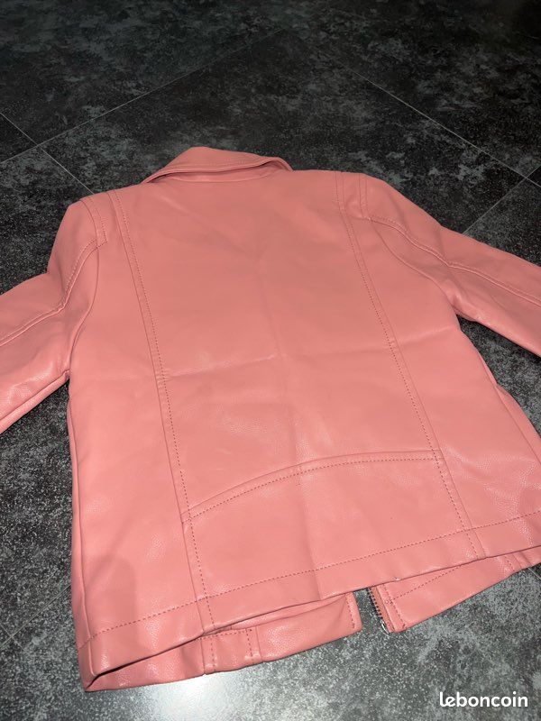 Veste en cuir fille 8 ans (image 3)
