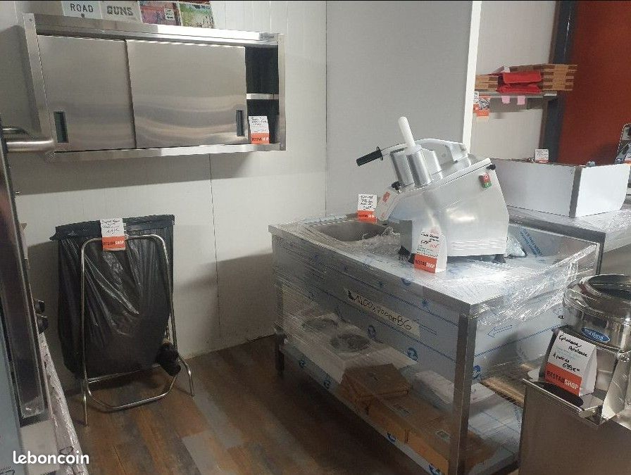 Évier inox pro bac de plonge pour restaurant pizzeria et brasserie (image 5)