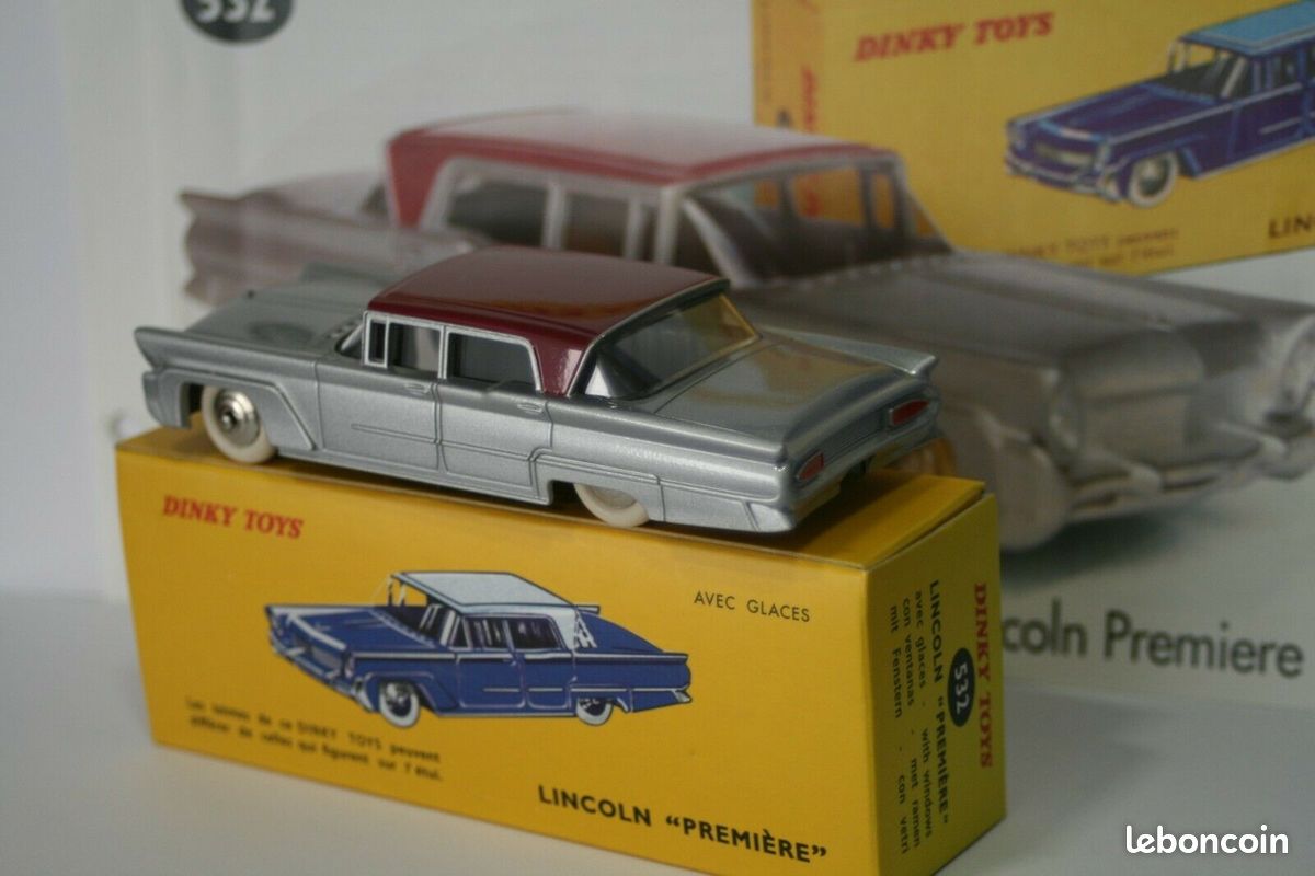 Dinky Toys 532 Lincoln Premiere 1961 – Bleu – Excellent état – France