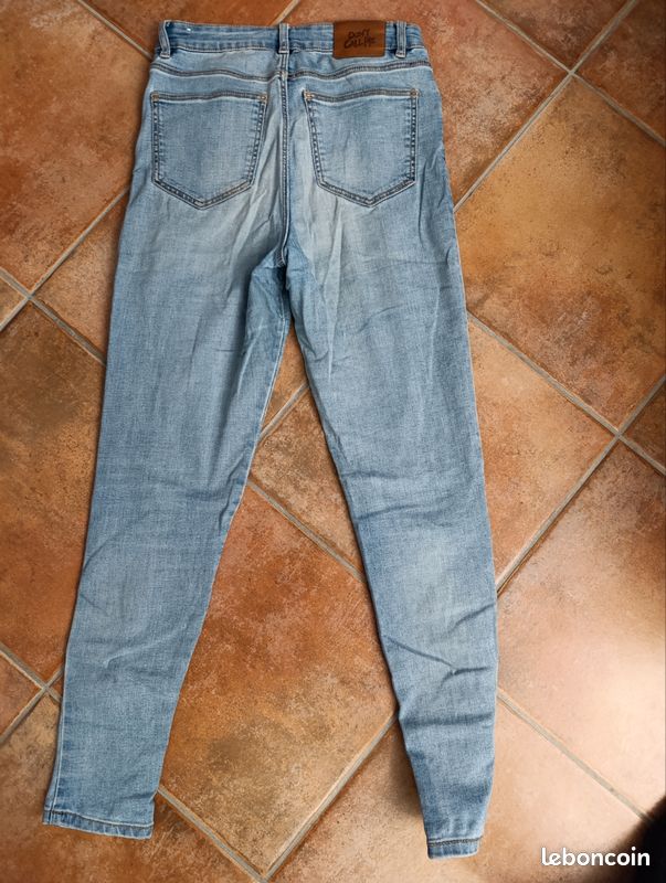 K Jean stretch bleu clair skinny Jennyfer taille 36 (image 6)