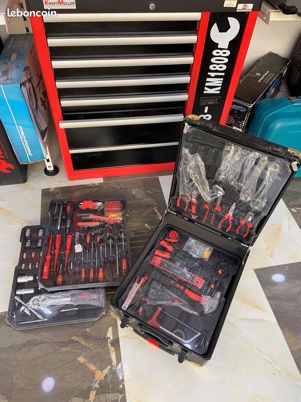 Caisse à outils, 326 pièces, Valise sur roulettes (image 6)