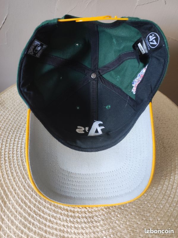 Casquette 47 MLB Oakland A's - Bleu, Logo éléphant Blanc - Cooperstown 2022 - Taille Unique