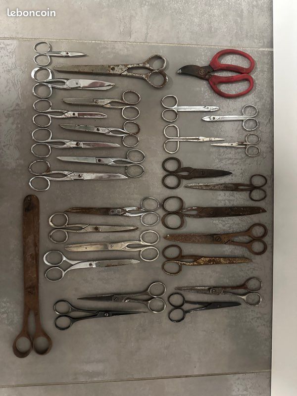 28 paires de ciseaux anciens (image 4)