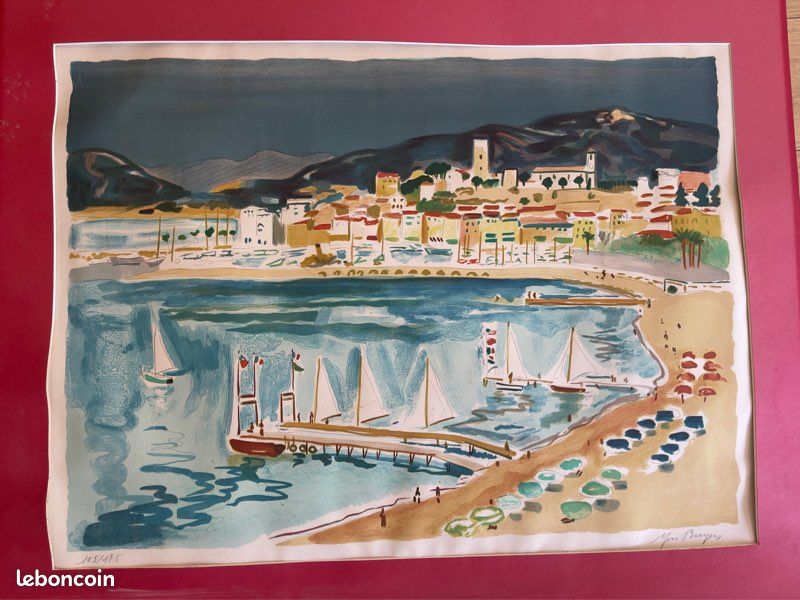 Ouvrage illustré d'Yves BRAYER En Provence 8 lithographies couleurs