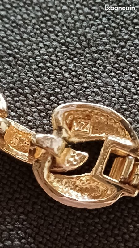 Collier Vintage Signé DJ - Modèle N175 - Bijou Ancien - Occasion