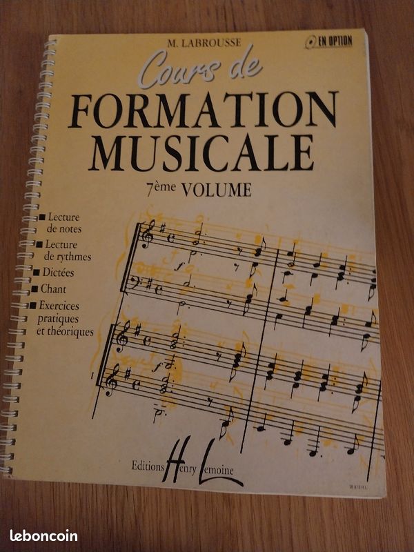Cours de formation musicale 7eme volume (image 1)