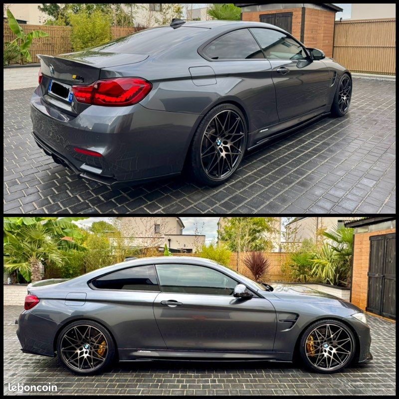 BMW M4 Competition 450 DKG / Toit carbone / Amortisseurs KW / CarPlay / Cuir étendu (image 2)