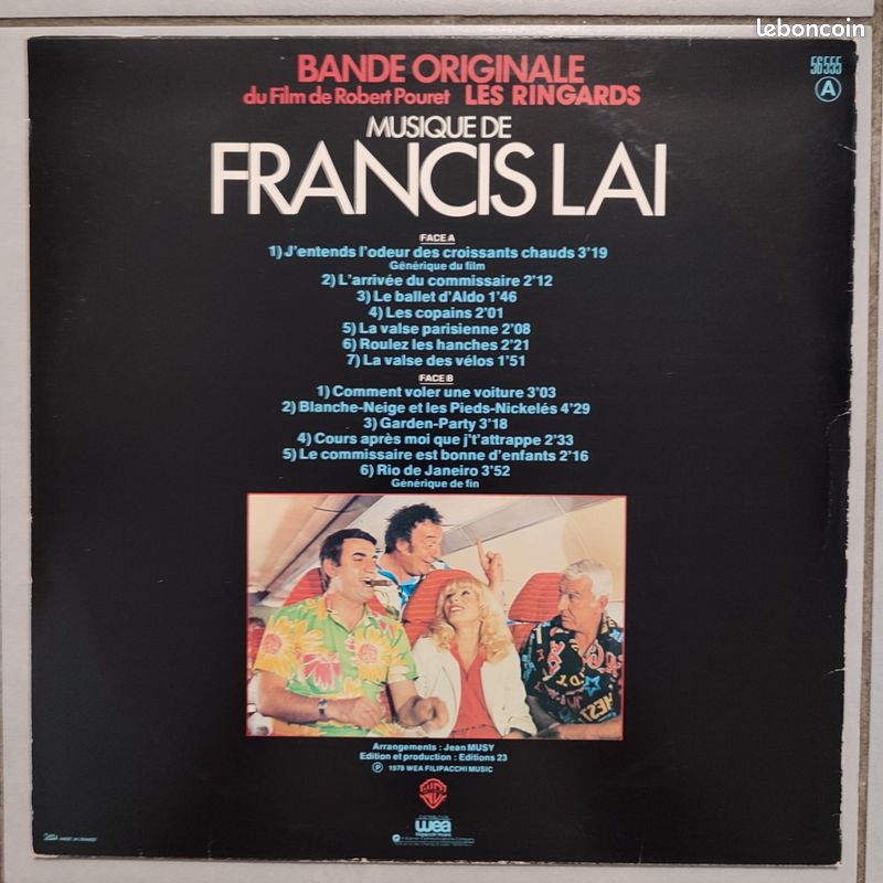 Vinyle soundtrack les ringards (image 2)