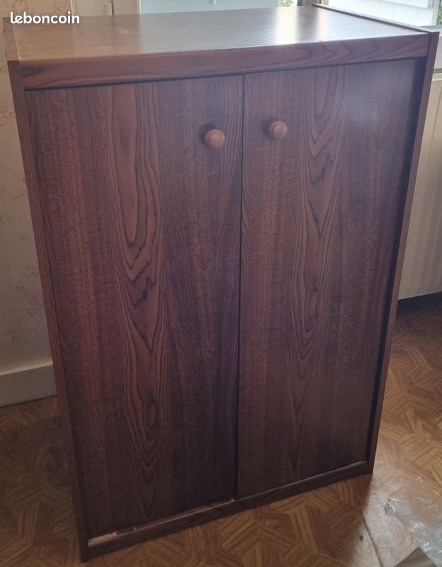 Meuble d’appoint / petite armoire de rangement style vintage (image 1)