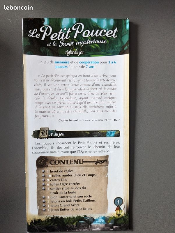 Jeu de société Le Petit Poucet et la forêt mystérieuse (image 3)