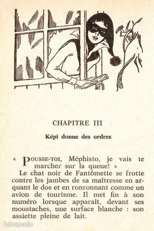 Fantomette, Olé Fantomette par Georges Chaulet ( Occasion en très bon état ) (image 7)
