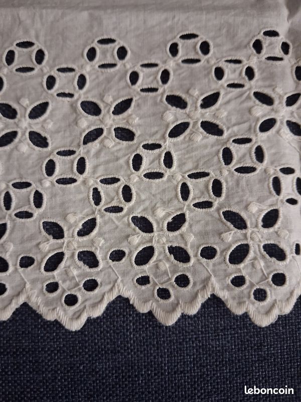 BRODERIE ANGLAISE DENTELLE 1,25 m (image 1)