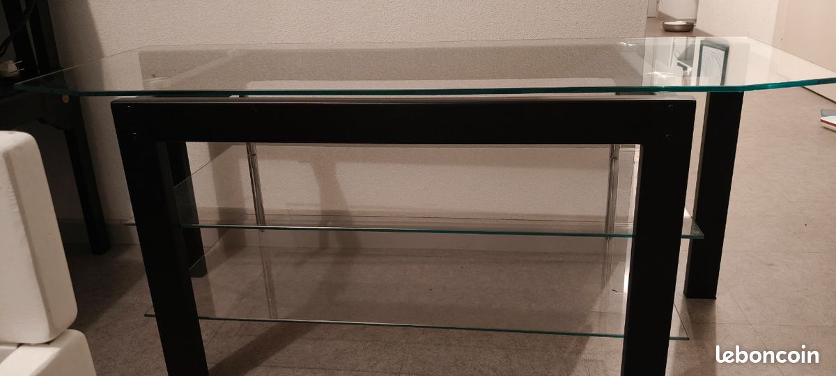 Meuble TV en verre (image 1)