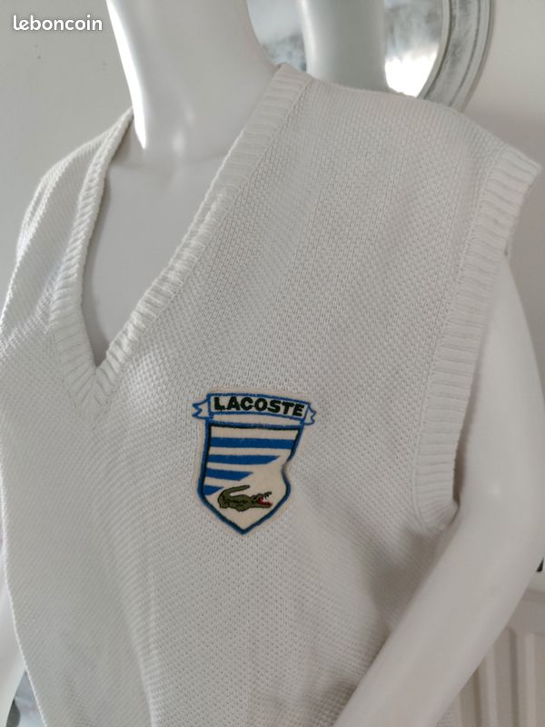 Lacoste Pull Sans Manche Sport Pull Sans Manche Torsadé Coton