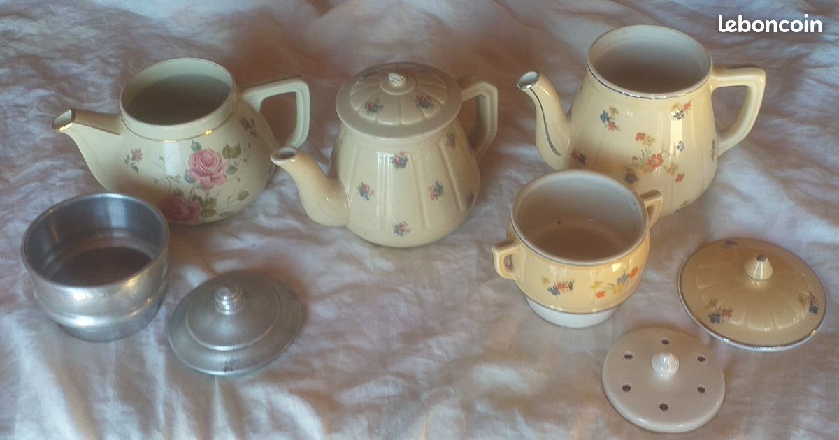 Cafetière faience vintage (image 2)