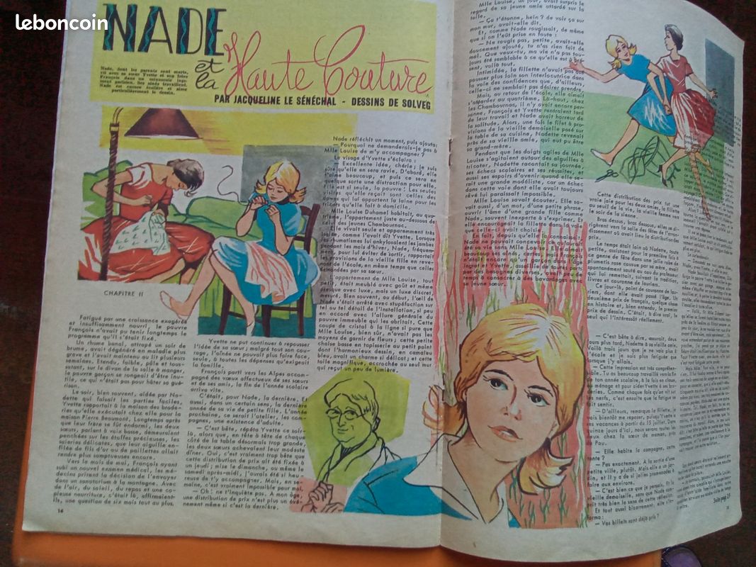 Revue Bernadette du 11 février 1962 prix 2 euros (image 2)