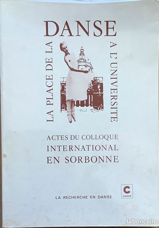 La place de la danse à l'université. Actes du colloque international en Sorbonne (image 1)
