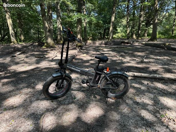 Vélo Pliant électrique Vélobécane Fatbike, 20 Pouces, 250W, Quasi Neuf, Made In France