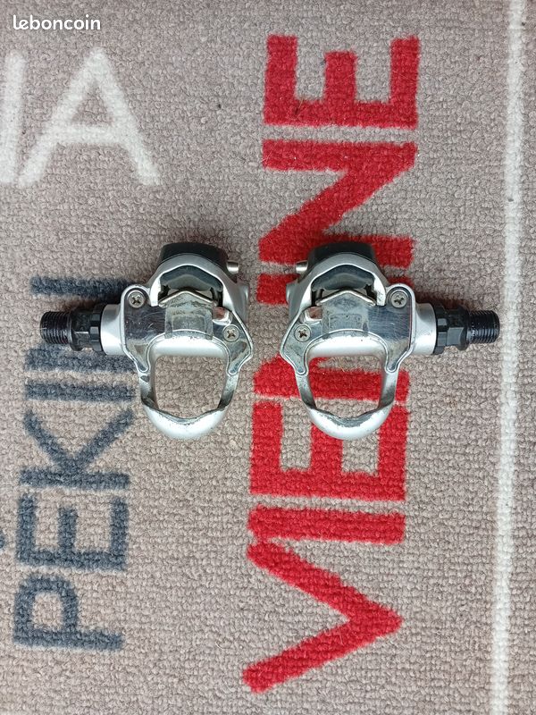 NOS - Pédales Plates Campagnolo Centaur VTT/Vélo Vintage - Argent - Diamètre Axe 9/16