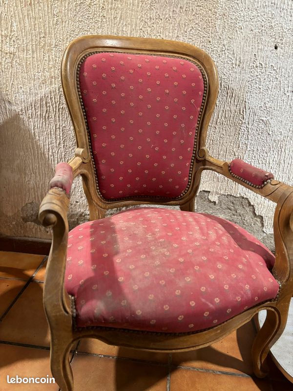 Fauteuil ancien vintage (image 2)
