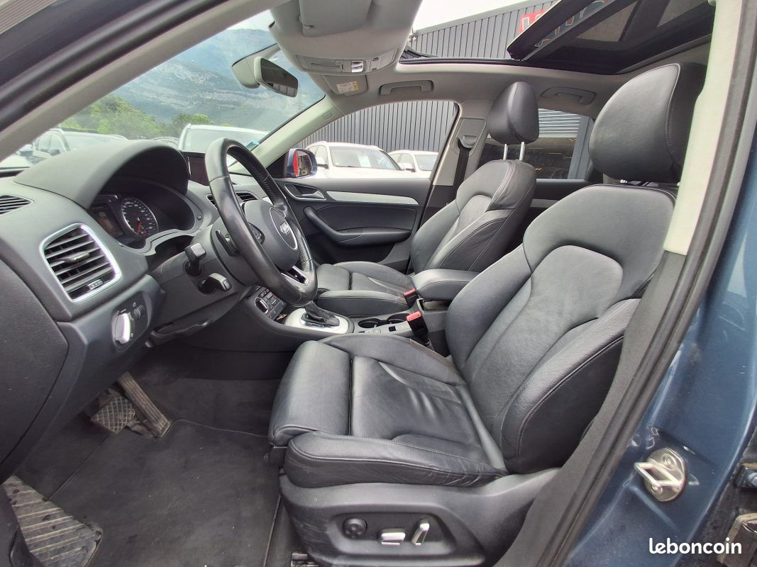 Audi q3 2.0 tdi 184 cv s-line quattro toit ouvrant panoramique/son bose/cuir (image 10)