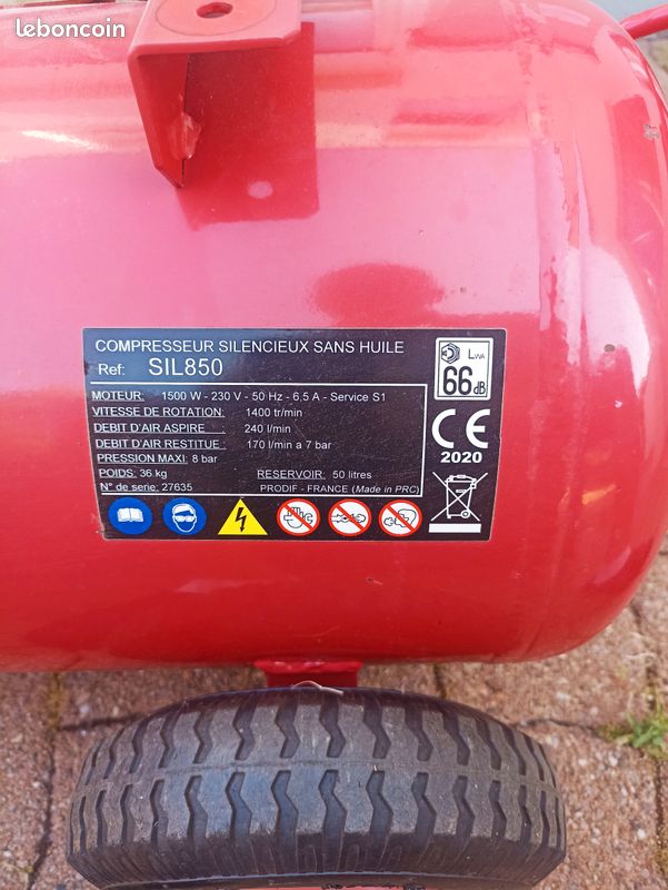 Cuve compresseur d'air 50l (image 2)