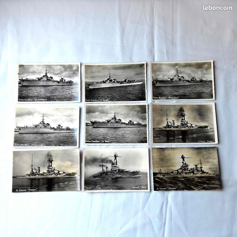 Carte Postale Ancienne Marine De Guerre – Cuirassé D'escadre LA RÉPUBLIQUE (années 1900)