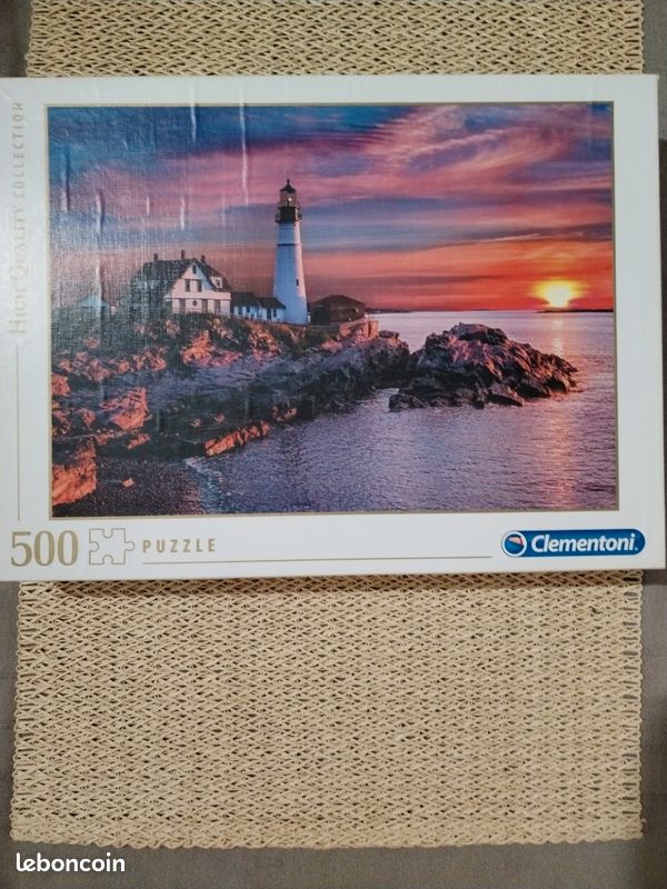 Puzzle phare et coucher de soleil ☀️ (image 1)