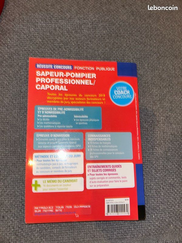 Livre caporal sapeurs pompiers (image 2)