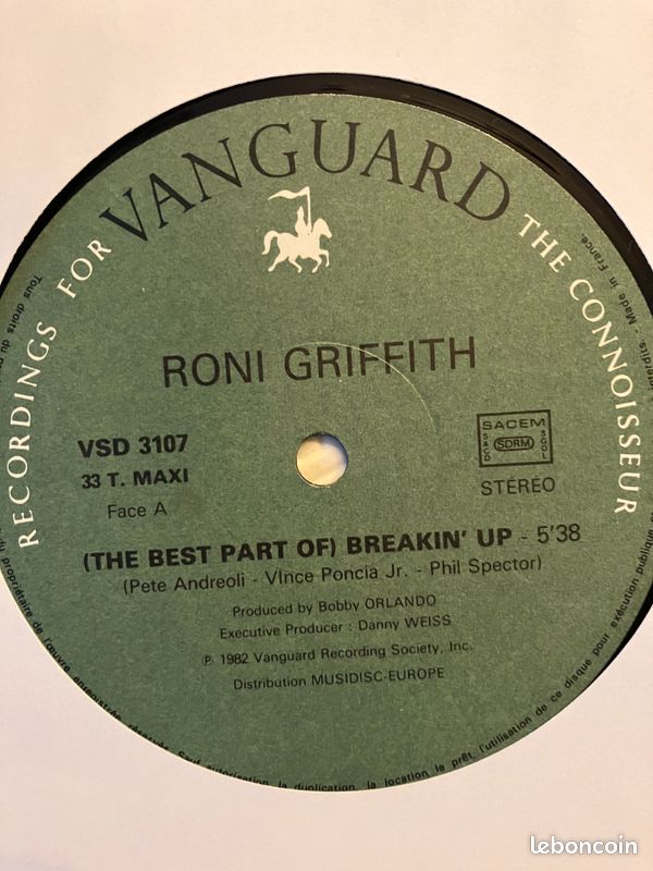 Roni Griffith - Breakin up - Maxi 45 (image 2)