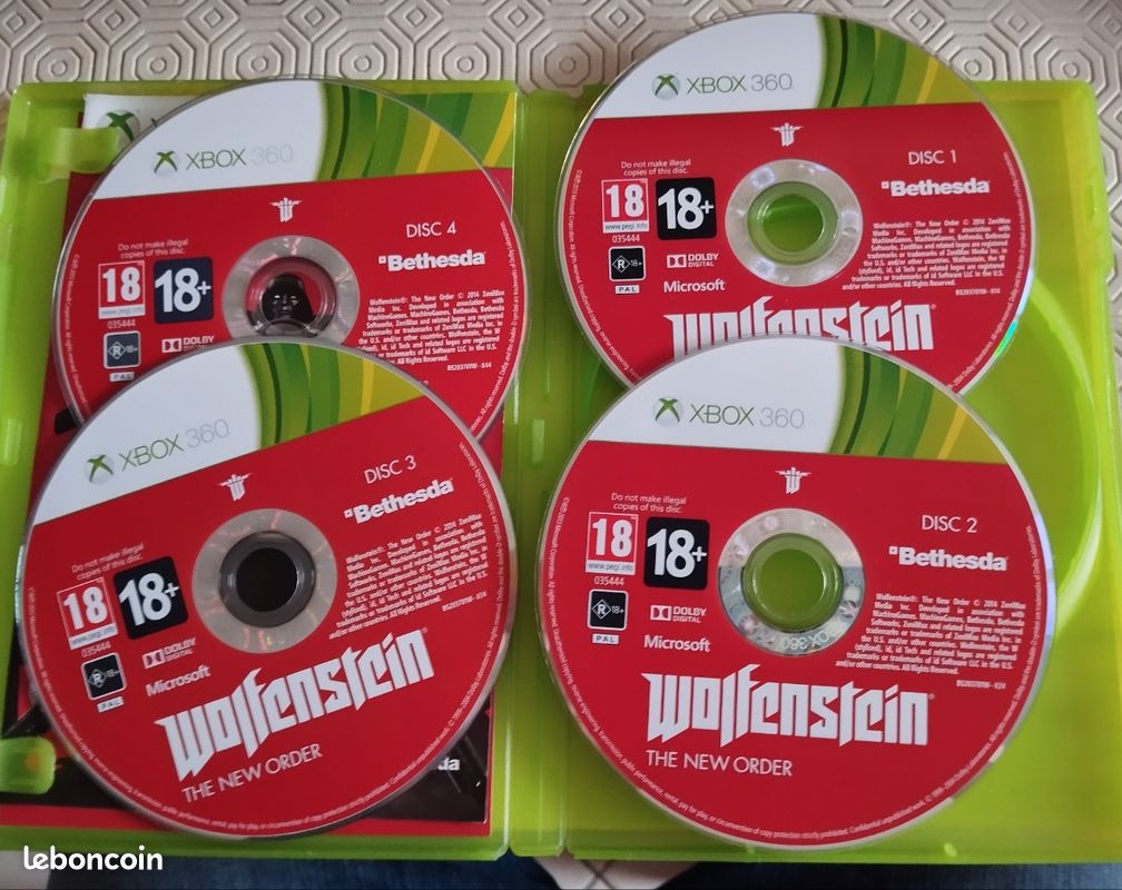 Wolfenstein The New Order - Xbox 360 - Version PAL Française COMPLÈTE - En Super état