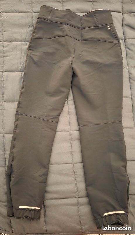 Pantalon Softshell Enfant FEOYA Imperméable Et Chaud - Taille élastique, Doublure Polaire - Idéal Ski Et Randonnée