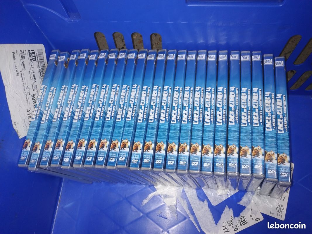 Lot DVD neufs 22 copies l'âge de glace la dérive des continents sous blister scellé (image 3)