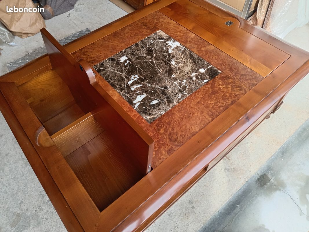 Table basse merisier massif (image 2)