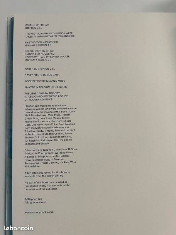 Stephen Gill: Coming Up for Air (image 2)