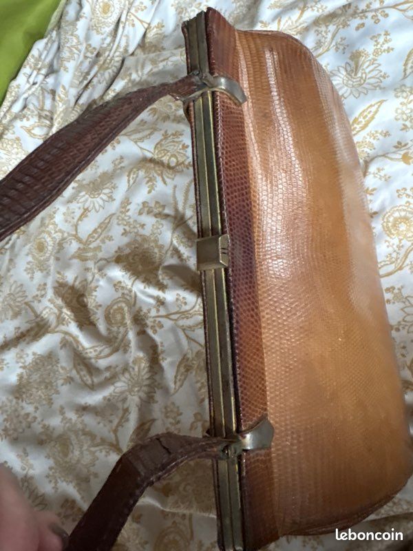 Sac léopard vintage collector kitch en l’état (image 9)