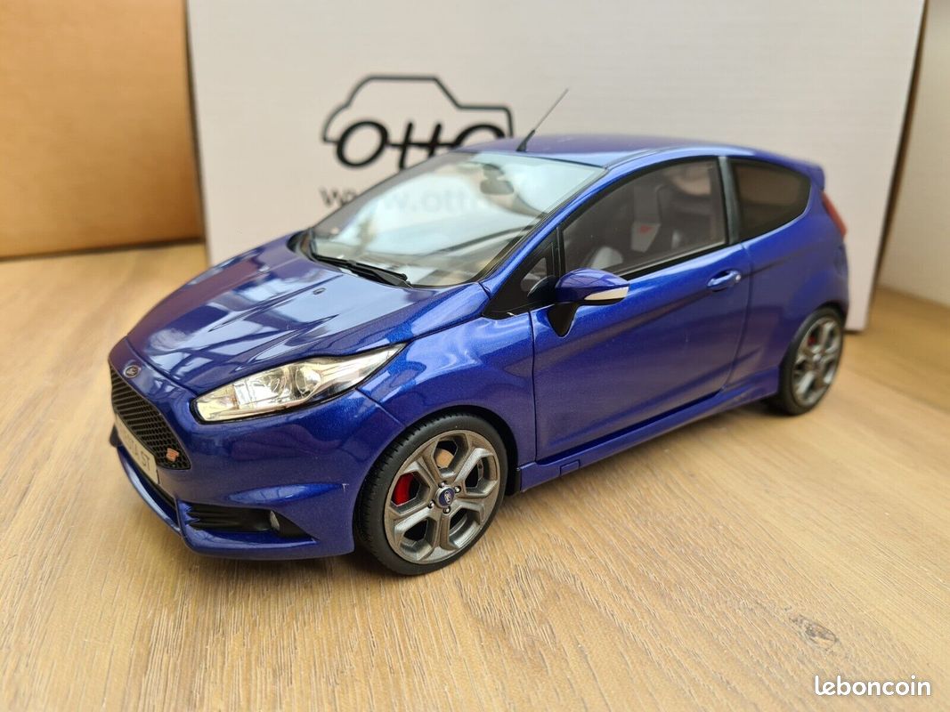 OTTO 1/18 Ford Fiesta Mk7 ST Spirit Bleu Metal 2016 OT403 Collection