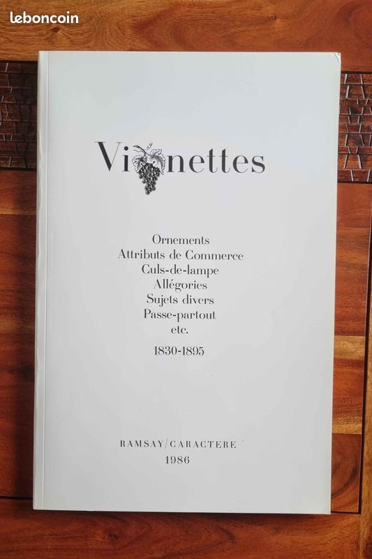 Livre album vignettes typographiques de 1830 à 1895 / éditions Ramsay 1986 / NEUF (image 3)