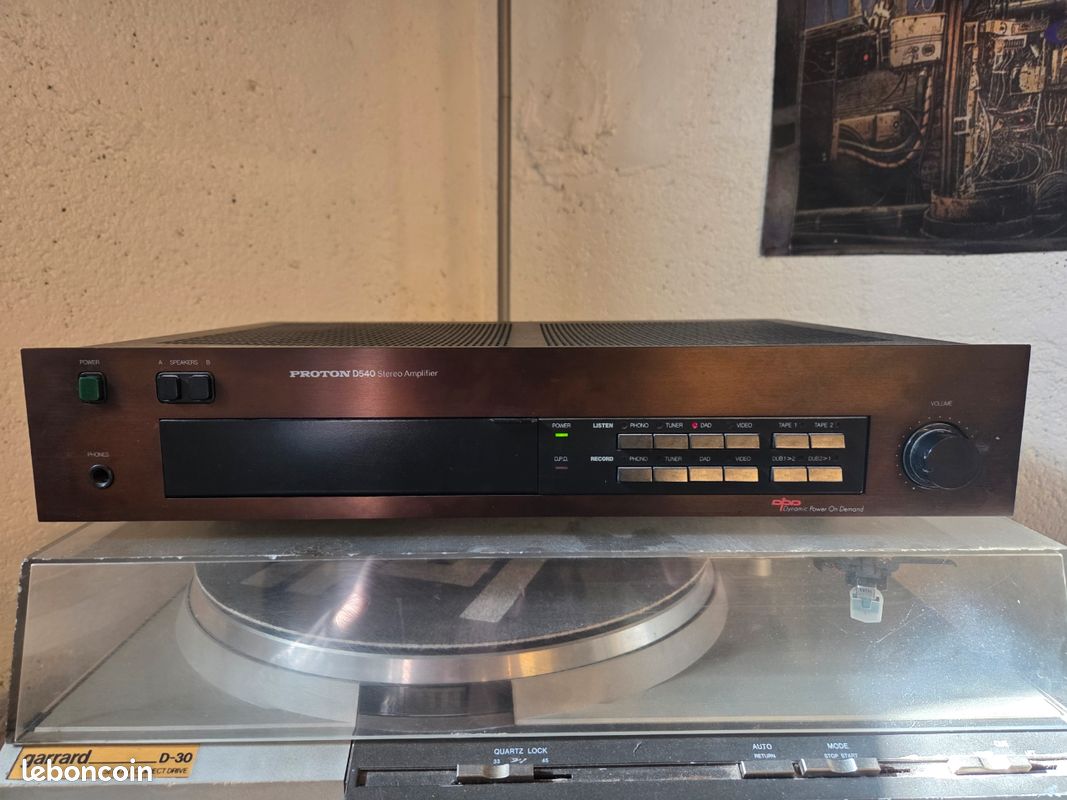 Ampli vintage intégré Proton D540 (image 1)