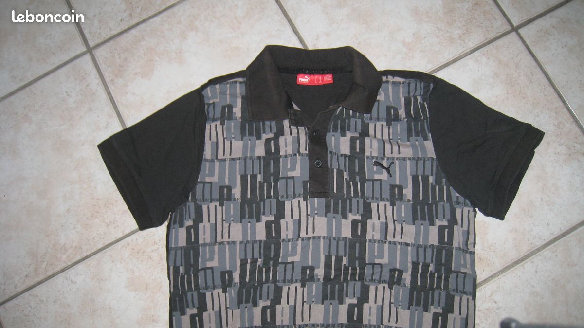 Polo a col puma noir - 12 ans (image 2)