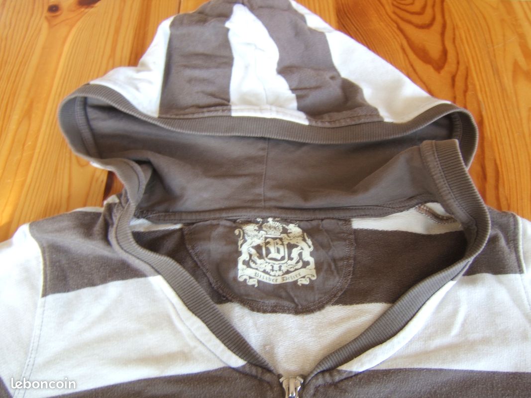 Gilet zippé BIZBEE fille 12 ans (COCO74) (image 2)