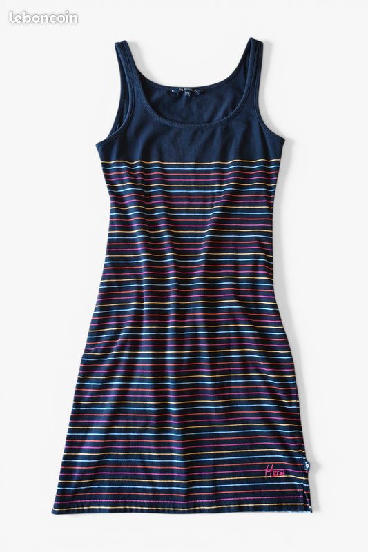 Robe sans manche enfant en coton à rayures PAUL/ECUME A0CRE02 | Petit Bateau