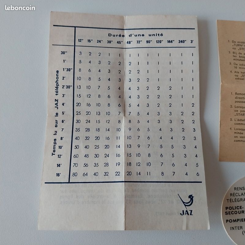 Minuteur De Cuisine Vintage Jaz - 60 Minutes - Mécanique Blanc/gris - Neuf De Stock