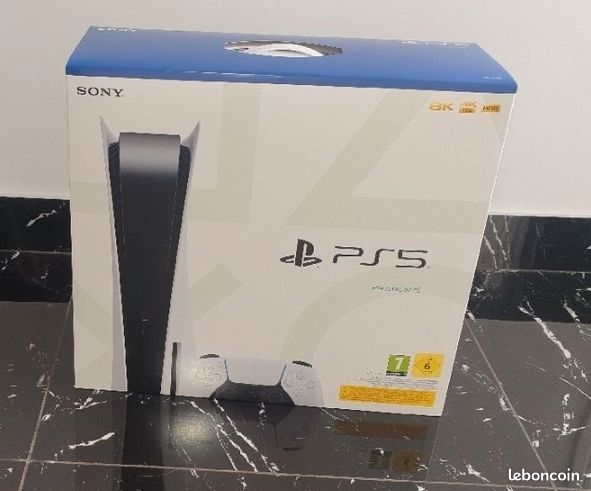 Réel Play Station 5 NEUF (image 1)