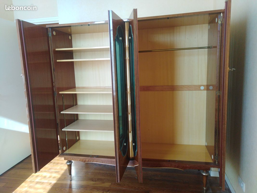 Armoire + tables de nuit vintage (image 2)