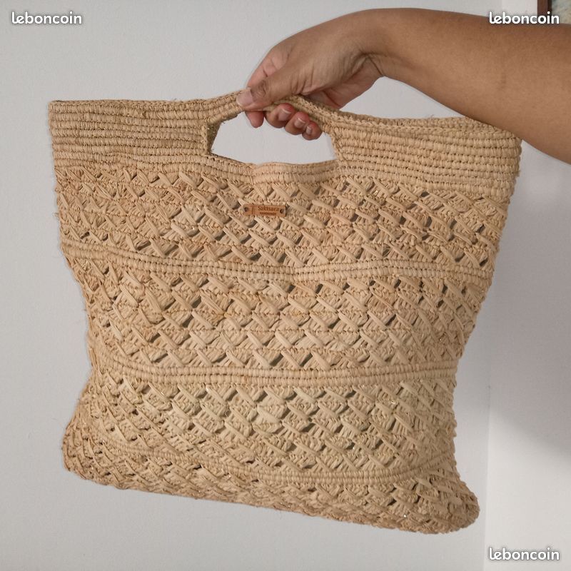 Sac en rafia naturel Madagascar Accessoires Bagagerie