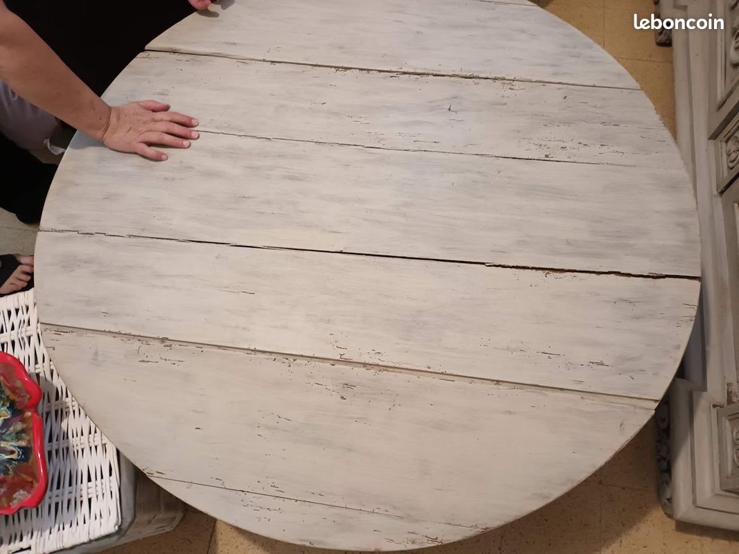 Table basse de ferme a volets (image 1)