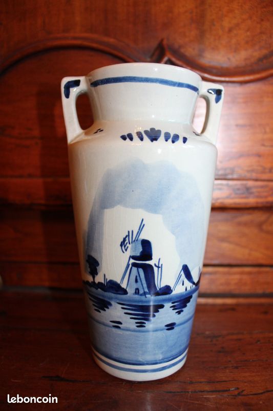 Vase et petite coupe signes delf (image 1)